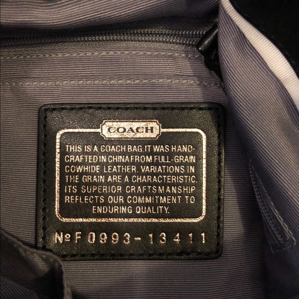 Coach Parker Leather Hobo/Messenger Bag - Picture 8 of 8